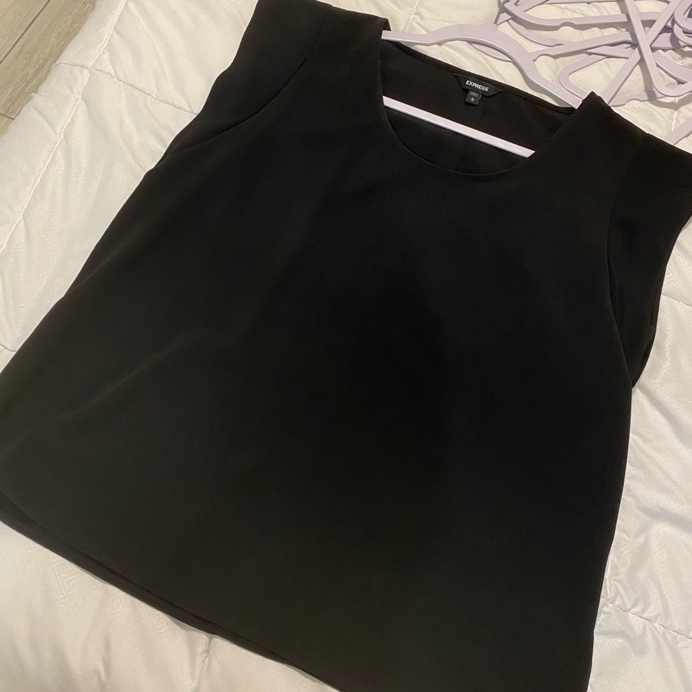 Express Cap Sleeve Scoop Neck Top